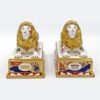 Royal Worcester Limited Edition Nelson Collection Pair Of Lions