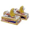 Royal Worcester Limited Edition Nelson Collection Pair Of Lions