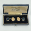 9ct Gold and Onyx Pair Cufflinks Boxed