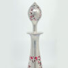 Art Nouveau Cranberry Glass Silver Overlay Decanter C1910