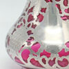 Art Nouveau Cranberry Glass Silver Overlay Decanter C1910