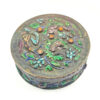 Chinese Enamel And Coral Studded Lidded Box C1900