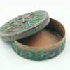 Chinese Enamel And Coral Studded Lidded Box C1900
