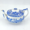 Copeland-Spode-Blue-Italian-Pattern-Bachelors-Teapot-1 Copeland Spode Blue Italian Pattern Bachelor Teapot