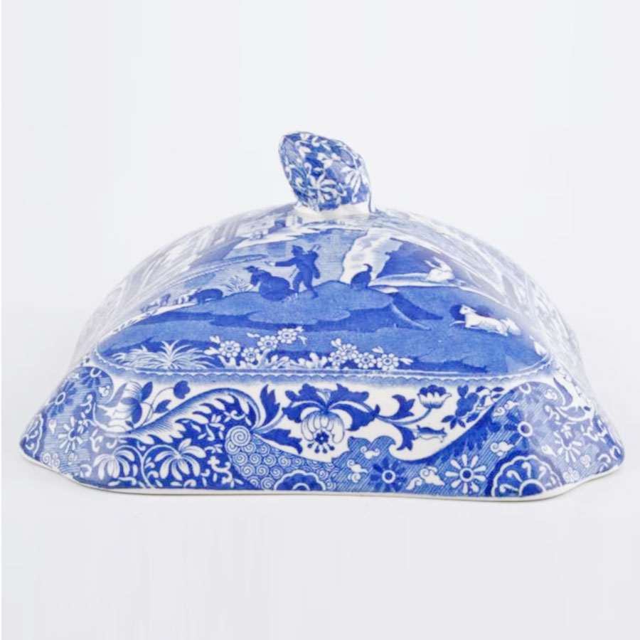 Copeland Spode Blue Italian Vegetable Bowl- Blue Mark - Clyde on