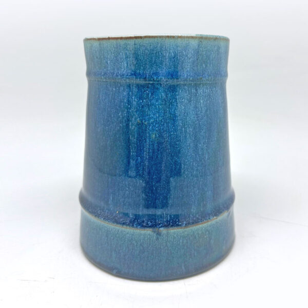 Linnware Beer Tankard South African Pottery Blue Glaze