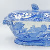 Rare Spode Copeland Blue Italian Soup Toureen and Ladle