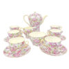 Shelley-Maytime-Chintz-Cherry-Blossom-Pattern-Coffee-Set Shelley Maytime Chintz Cherry Blossom Pattern Coffee Set