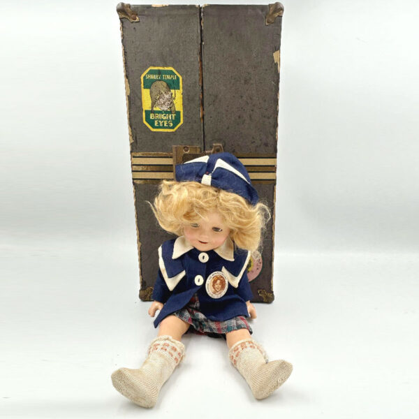 Shirley Temple 13 Ideal Novelty Toy Original Travel Trunk 1930