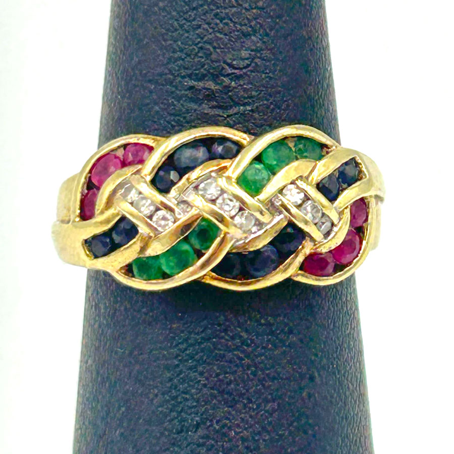 EMMA RING RUBY/SAPHIRES