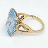 9Ct Gold Topaz Cocktail Ring C1940