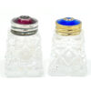 David Anderson Pair Silver And Enamel Salt and Pepper Cellars