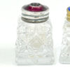 David Anderson Pair Silver And Enamel Salt and Pepper Cellars