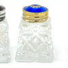 David Anderson Pair Silver And Enamel Salt and Pepper Cellars
