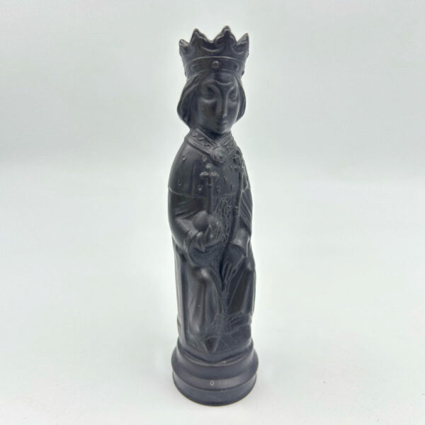 Black Wedgewood Basalt Chess Figurines King & Queen Machin Chess Pieces England