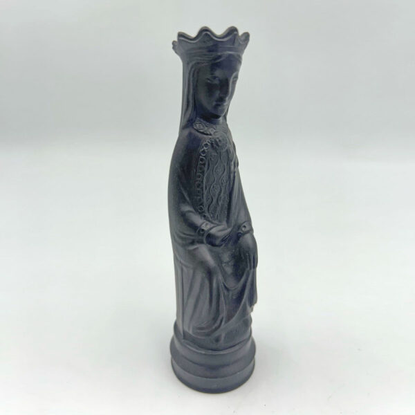 Black Wedgewood Basalt Chess Figurines King & Queen Machin Chess Pieces England