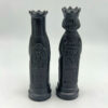 Black Wedgewood Basalt Chess Figurines King & Queen Machin Chess Pieces England