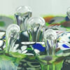 Caithness-scotland-double-harlequin-Paul-ysart-art-glass-paperweight-4 Caithness Scotland Harlequin Double Paul Ysart Art Glass Paperweight