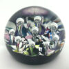 Caithness Scotland Harlequin Single Paul Ysart  Art Glass Paperweight