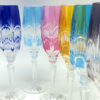 Crystal Longe Stem Champagne Flutes AJR Hungary