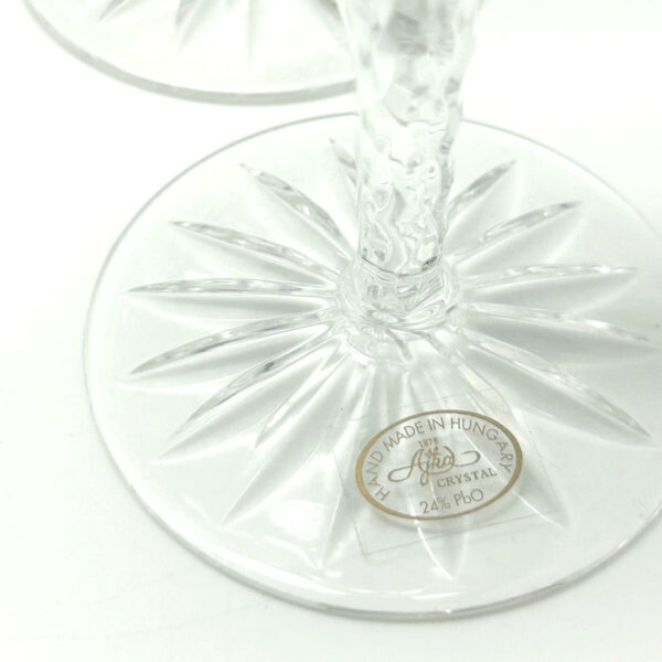 Crystal Longe Stem Champagne Flutes AJR Hungary