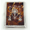 Hallmarked Silver Edwardian and Tortoise Shell Cigarette Box London 1910