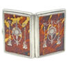 Hallmarked Silver Edwardian and Tortoise Shell Cigarette Box London 1910