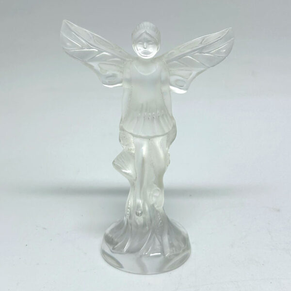 Lalique-frosted-and-clear-glass-fairy-clochette-fairy-seal-20th-4 Lalique Frosted And Clear Crystal Fairy Clochette Fairy Seal 20th