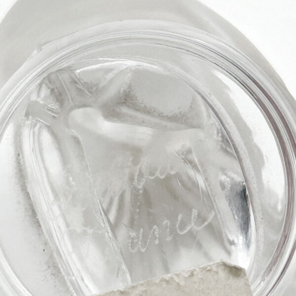 Lalique Frosted And Clear Crystal Rooster Ring Dish 20th