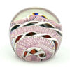 Murano Latticino  Art Glass Paperweight Toso 1960