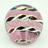 Murano Latticino  Art Glass Paperweight Toso 1960