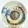 Murano Floral Art Glass Paperweight 20th