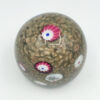 Murano Millefiori Art Glass Paperweight Toso 20th