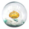 Selkirk Scotland Sunkissed Art Glass Paperweight 2000