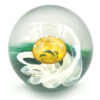 Selkirk Scotland Sunkissed Art Glass Paperweight 2000