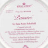Royal Albert Queen Mothers Favourite Plate Pansies