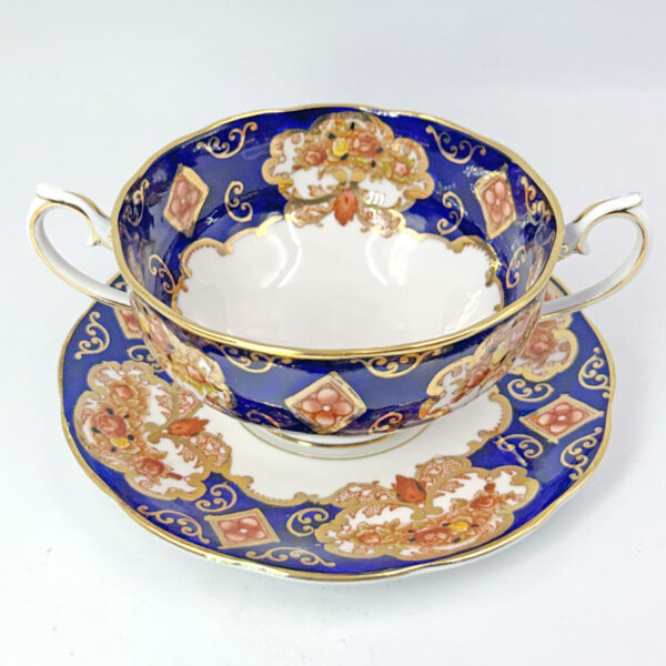 Royal Albert Heirloom Soup Coupe and Saucer