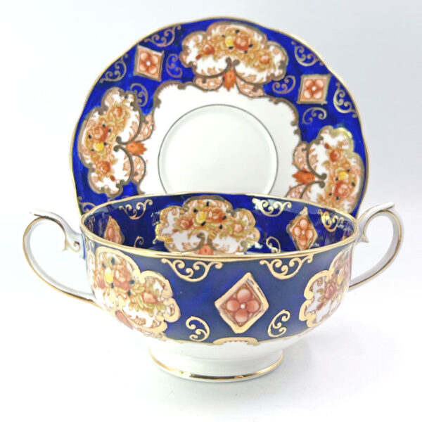 Royal Albert Heirloom Soup Coupe and Saucer