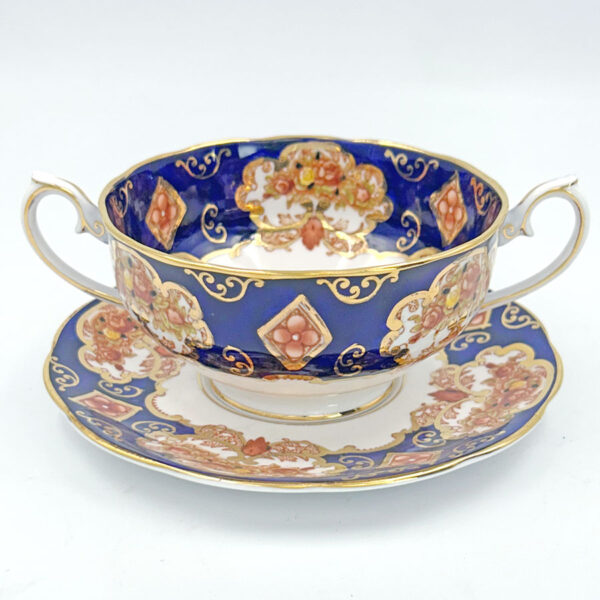 Royal Albert Heirloom Soup Coupe and Saucer