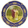 Royal Vienna Porcelain Cabinet Plate Signed Riemor Constantino 19th