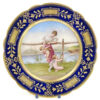 Royal Vienna Porcelain Cabinet Plate Signed Riemor Gefangen 19th