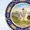 Royal Vienna Porcelain Cabinet Plate Signed Riemor Komm Mit 19th