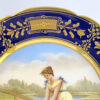 Royal Vienna Porcelain Cabinet Plate Signed Riemor Komm Mit 19th