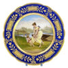 Royal Vienna Porcelain Cabinet Plate Signed Riemor Komm Mit 19th