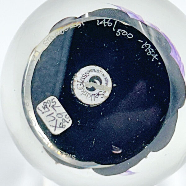Selkirk Scotland Starburst Art Glass Paperweight 1984