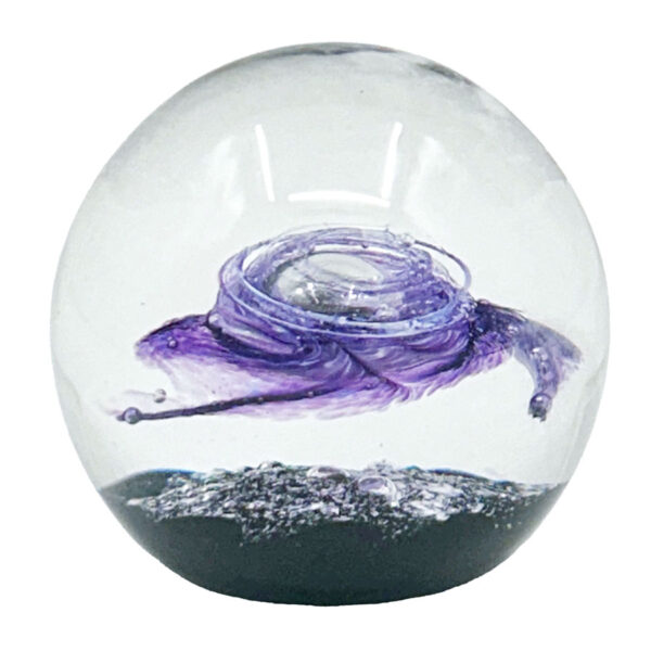 Selkirk Scotland Starburst Art Glass Paperweight 1984