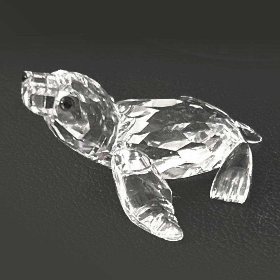Swarovski Crystal Baby Sea Lion 221120 - Clyde on 4th Antiques