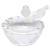 Swarovski Crystal Birds At Birdbath 010229