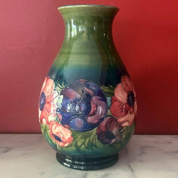 Walter Moorcroft Anemone Extra Large Vase C1949