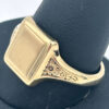 9 Carat Gold Mens Signet Ring Birmingham